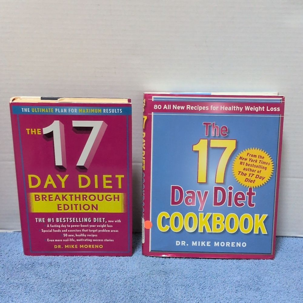 Dr. Mike Moreno The 17 Day Diet & Cookbook Hardback Book Copyright 2014